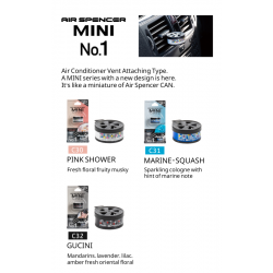 Air Spencer No.1 C30 Pink Shower C31 Marine Squash C32 Gucini