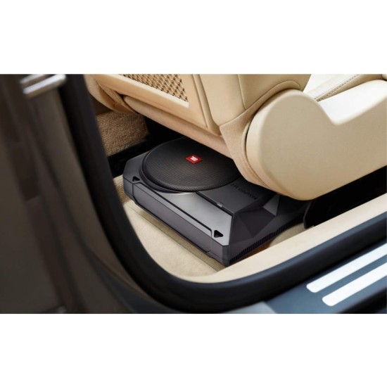 JBL BassPro SL2 Self-Powered, 8" (200mm) Low-Profile Underseat Vehicle Subwoofer System
