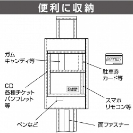 EN-23  Seiko 遮陽板小物袋